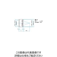 シグマ光機 可視アクロマティック集光レンズ 焦点距離150mm NADL-30-150PY2 1個 61-6927-63（直送品）