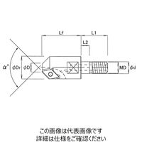丸一切削工具 THECUT ヘッド交換式工具ヘッド スーパー面取り丸 IMTMS6.5-45-M8 1本（直送品）