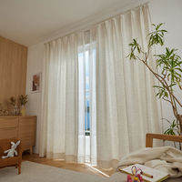 スミノエ コルネ セミオーダー カーテン ファン 1900×1900mm アイボリー １セット(2枚入)（直送品）