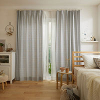 スミノエ コルネ セミオーダー カーテン グレンティ 1800×1900mm ブルーグレー １セット(2枚入)（直送品）