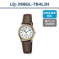 カシオ 腕時計 アナログ LQ-398GL-7B4LJH 日常生活用防水 ブラウン 1個