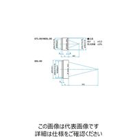 シグマ光機 紫外集光レンズ 焦点距離39.6mm ETL-30-40P 1個 61-6927-46（直送品）