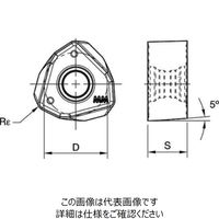 WIDIA 高速ミル M370用インサート(5542346) WOEJ120712SRMM WP40PM 1セット(10個)（直送品）