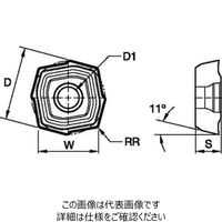 スローアウェイドリル Top Cut 4用インサート(中心刃)(6346757) TCF150406FCV36 WN10PH（直送品）