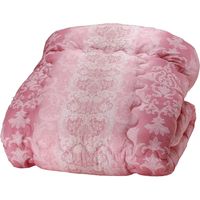 ファミリー・ライフ 防ダニ・抗菌防臭加工 ほこりの出にくい お買得組布団 シングル8点セット ピンク系 0399810 1個