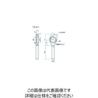 シグマ光機 固定式レンズホルダー 適応素子サイズφA:φ25.4mm 有効径φB:φ22mm LHFー25.4S 1個 61-6997-08（直送品）