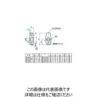 シグマ光機 固定式レンズホルダー 適応素子サイズφA:φ15mm 有効径φB:φ12mm LHFー15SーN 1個 61-6997-19（直送品）