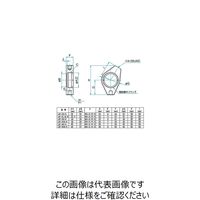 シグマ光機 固定式レンズホルダー 適応素子サイズφA:φ25.4mm 有効径φB:φ22mm LHFー25.4SーN 1個（直送品）