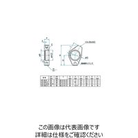 シグマ光機 固定式レンズホルダー 適応素子サイズφA:φ50.8mm 有効径φB:φ47mm LHFー50.8SーN 1個（直送品）