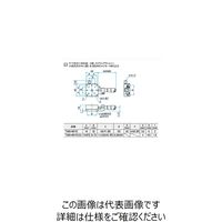 シグマ光機 X軸アルミクロスローラステージ サイズ40×40mm TAMー401CUU 1個 61-6969-50（直送品）