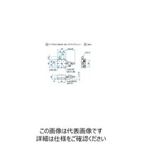 シグマ光機 X軸アルミクロスローラステージ サイズ40×40mm TAMー401CFP 1個 61-6969-53（直送品）