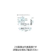シグマ光機 X軸アルミクロスローラステージ サイズ40×40mm TAMー401SDM 1個 61-6969-58（直送品）