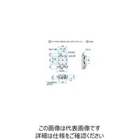 シグマ光機 X軸アルミクロスローラステージ サイズ40×40mm TAMー401SRFP 1個 61-6969-61（直送品）
