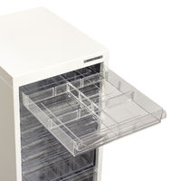 ナカバヤシ アバンテシリーズ フロアケース A4サイズ用仕切板 浅型用（縦型1枚、横型2枚入り）AW-12S 1セット