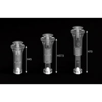 カンテック 伸縮クリアポール 45P 円形アクリル板 3脚 17400 1台（直送品）