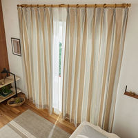 スミノエ コルネ セミオーダー カーテン コード 1100×2250mm ブラウン １セット(2枚入)（直送品）