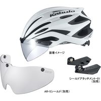 オージーケーカブト レッツア・2 G-1マットシルバー(XL/XXL) REZZA-2 1個（直送品）
