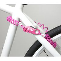 クロップス Q3 3桁ダイヤルカフェロック レッド CP-SPD08 1個（直送品）