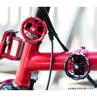 RIDEA Hinge clamp assembly(Brompton) シルバー LFSBN3T 1セット（直送品）