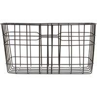 ジーアールケー ワイヤーバスケット ブラック PS-2010 1個（直送品）