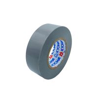 【ビニールテープ】 ミリオン 電気絶縁用ビニルテープ 灰 幅19mm×長さ10m 共和 1セット(10巻入)
