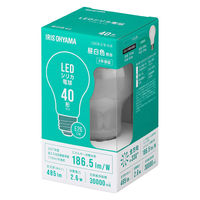 アイリスオーヤマ LEDシリカ電球 E26 全方向 40形 昼白色 LDA3N-G/W-4LW 1セット(24個入)（直送品）
