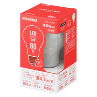 アイリスオーヤマ LEDシリカ電球 E26 全方向 80形 電球色 LDA6L-G/W-8LW 1セット(24個入)（直送品）