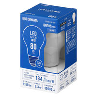 アイリスオーヤマ LEDシリカ電球 E26 全方向 80形 昼白色 LDA6N-G/W-8LW 1セット(24個入)（直送品）