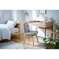 アイリスオーヤマ 折りたたみ回転チェア ライトグレー 1脚（直送品）