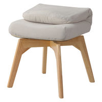 アイリスオーヤマ 折りたたみ回転チェア アイボリー 1脚（直送品）