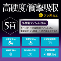 ナカバヤシ iPad mini (第6世代/A17 Pro)衝撃吸収フィルム 光沢高硬度5H TBF-IPM21FPK5H 1個