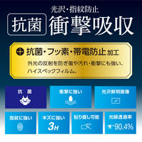 ナカバヤシ iPad mini (第6世代/A17 Pro)衝撃吸収フィルム 光沢 TBF-IPM21FPK 1個