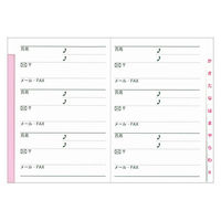 ダイゴー 大きく書けるアドレス ベージュ G6938 1セット(1冊×2)（直送品）