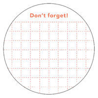 ダイゴー isshoni.やる事ふせん フィルム ROUND 多色 S2386 1セット(1個×2)（直送品）