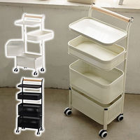 Habiter(アビテ) ピヴォ・トローリーラック ZK-901-BK 1個（直送品）