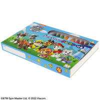 サンスター文具 水でおちやすいクレヨン 12色 パウ・パトロール 1822278A 1セット(1個×6)（直送品）