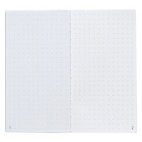 ダイゴー ハンディピック ページノート 5mm ドット罫 S グリーン C5021 1セット(1冊×5)（直送品）