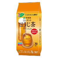 (水出し可)伊藤園 ワンポット ほうじ茶 エコティーバッグ 1セット(30バッグ入×5) お茶 大容量