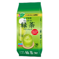 (水出し可)伊藤園 ワンポット 抹茶入り緑茶 エコティーバッグ 1セット(30バッグ入×5) お茶 大容量