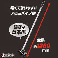 大進 草取りレーキ龍の爪 草刈り 草削り 道具 草取り 立ったまま DG-01R6 1本（直送品）