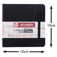 ターレンスジャパン ターレンス アートクリエーションTACドットブック ブラック 12×12 490999 1個（直送品）