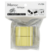 ヤマト R-25CH-1 メモックロールテープ 黄 1セット(2個)（直送品）