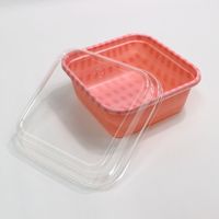 江戸川物産 デリカフードケース 深型 10組入 ピンク MS-005 1セット(1パック×3)（直送品）