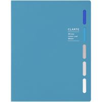 マルマン クラルテ B5 プラスチックバインダー 26穴 ブルー F311-02 1冊（直送品）