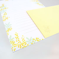 包む レターセット ピュアミモザ TL0A6 1セット(2冊)（直送品）