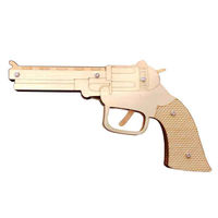 シヤチハタ 輪ゴムピストル 小型 単発式モデル4 TROS-RBG4 1セット(1個×2)（直送品）