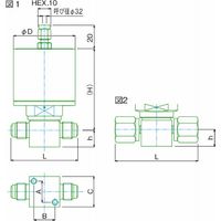 フジキン ダイレクトダイヤフラムバルブ FWBRー71ー6.35ー2#A 1個（直送品）