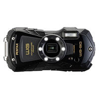 リコー PENTAX防水防塵デジタルカメラ WG-90ブラック SDカード16GBセット WG-90BLK SD16GB付set 1セット（直送品）