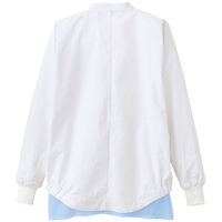 アイトス 長袖比翼ジャンバー ホワイト 4L 861030-001-4L 861030 1着（直送品）