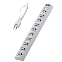 延長コード 電源タップ 3ピン 10個口 5m 雷ガード コード側5口一括スイッチ T-T05-31050LGRS エレコム 1個（直送品）